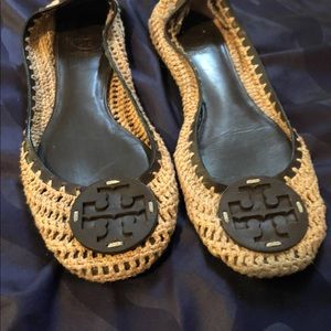 Tory Burch Crochet Flats